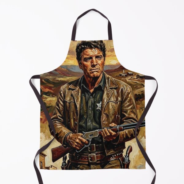Item preview, Lawman Retro Classic Western Drama Tribute Art Movie Poster designed and sold by Art's Diner.