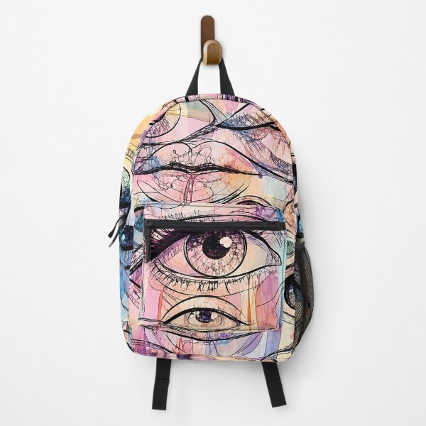Item preview, Adversarial Watchers Surreal Eyes Abstract Perception AI Artwork designed and sold by AnnSign.