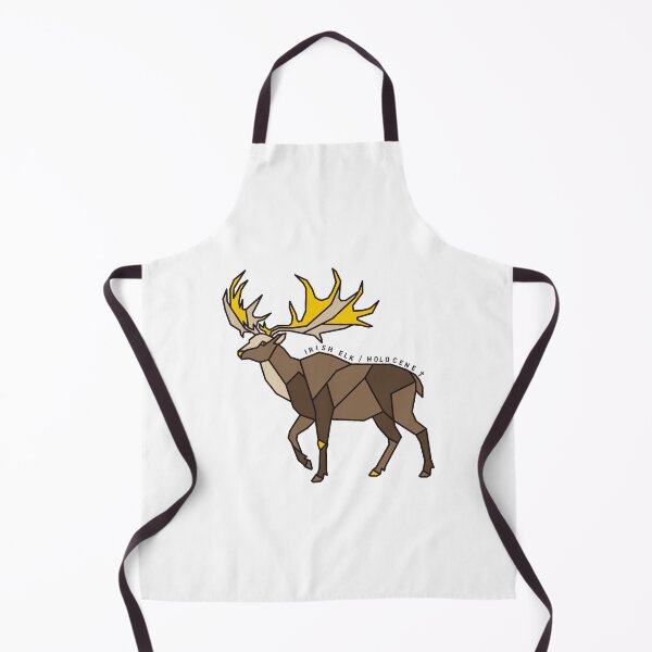 Item preview, Geometric Irish Elk - Yellow Accent designed and sold by AnimalsKnowAll.