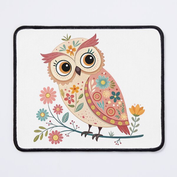 Item preview, Cute floral owl designed and sold by trendspatterns.