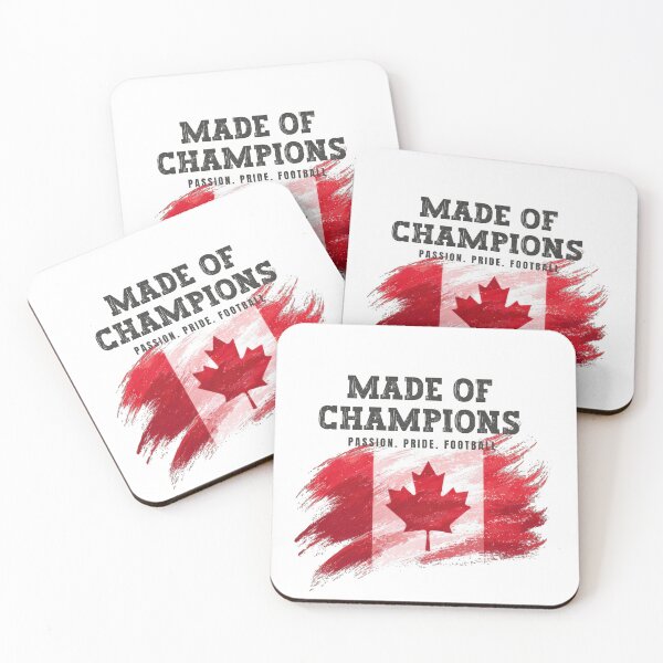 Item preview, Made of Champions Canada Soccer Fan T-Shirt | Passion Pride Football designed and sold by PodXDesigns.