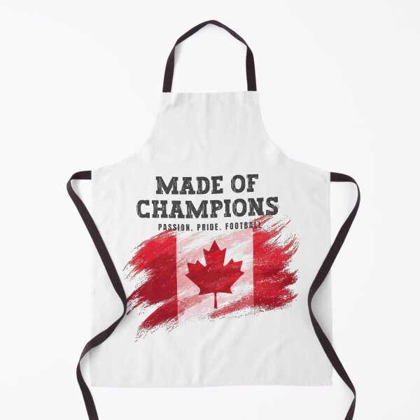 Artikelvorschau, Made of Champions Canada Fußball-Fan-T-Shirt | Leidenschaftlicher Stolz auf den Fußball entworfen und verkauft von PodXDesigns.