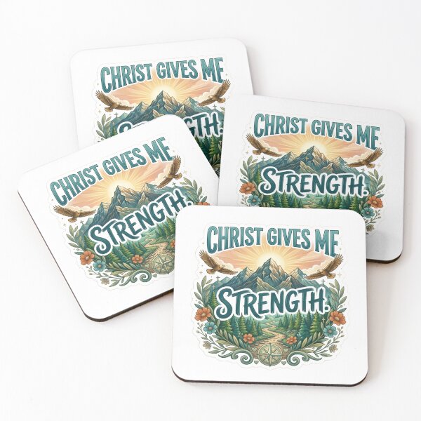 Item preview, God Gives Me Strength Sticker | Faith-Based Christian Affirmation | Spiritual Encouragement Vinyl Sticker | Bible Inspired Gift designed and sold by Softbear Atelier.
