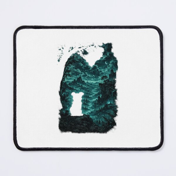 Item preview, Peaceful valley night scape designed and sold by wrongwaydogzart.