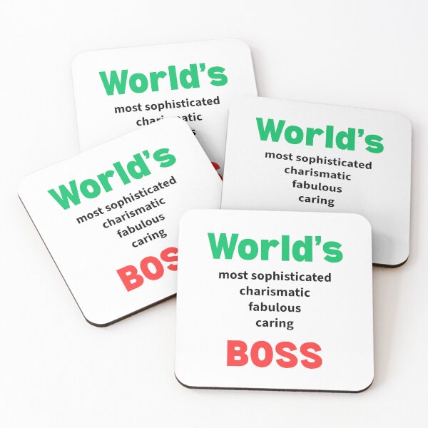 Item preview, World's Most Sophisticated Charismatic Fabulous Caring BOSS designed and sold by AndysTeeShop.