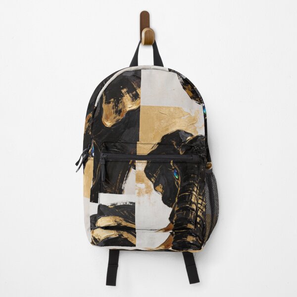 Item preview, Sapphire Obsidiana — Luxury Black and Gold Elephant designed and sold by IsabellaBorduasArt.