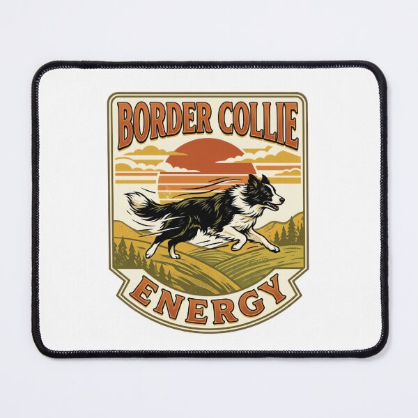 Item preview, Retro Border Collie Dog Lover T-Shirt Design designed and sold by urbinet.