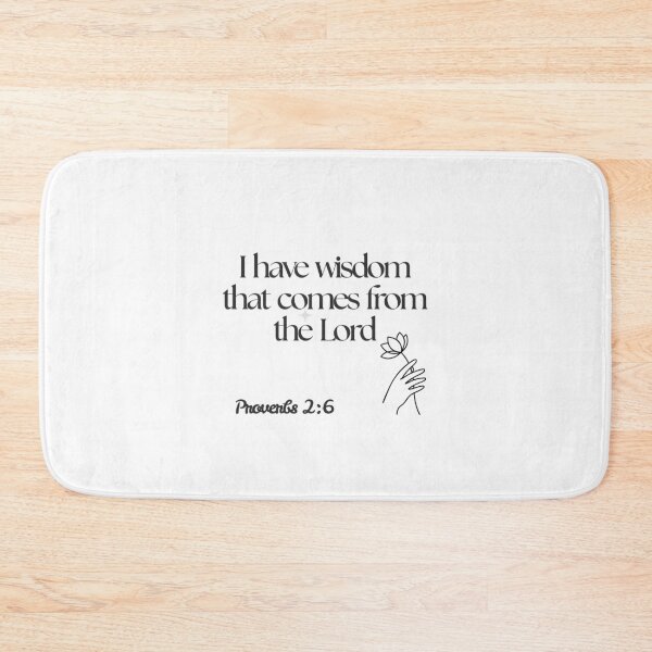 Item preview, I Have Wisdom That Comes from the Lord – Proverbs 2:6 Christian Bible Verse Sticker designed and sold by InfiniteTribute.