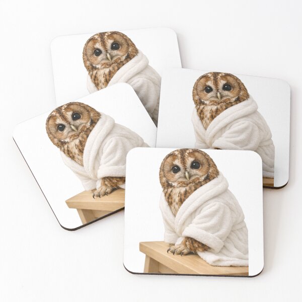 Item preview, Bathrobe Tawny Owl designed and sold by Sillytoe.