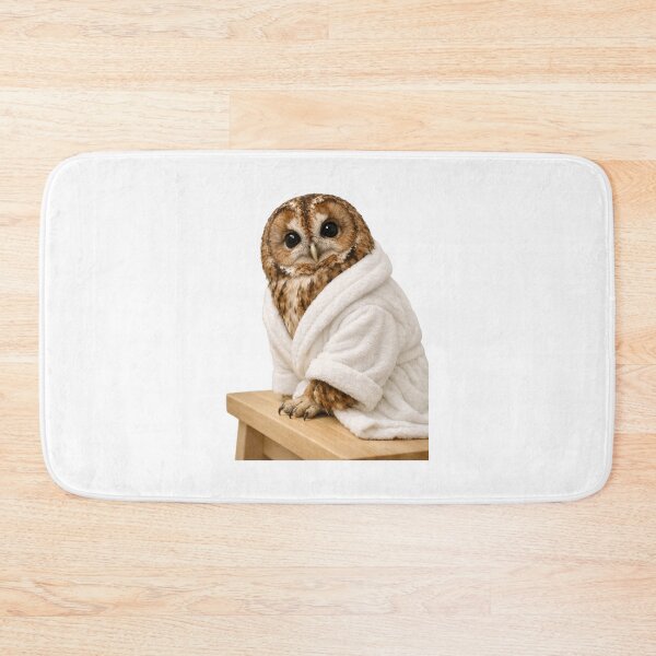 Item preview, Bathrobe Tawny Owl designed and sold by Sillytoe.