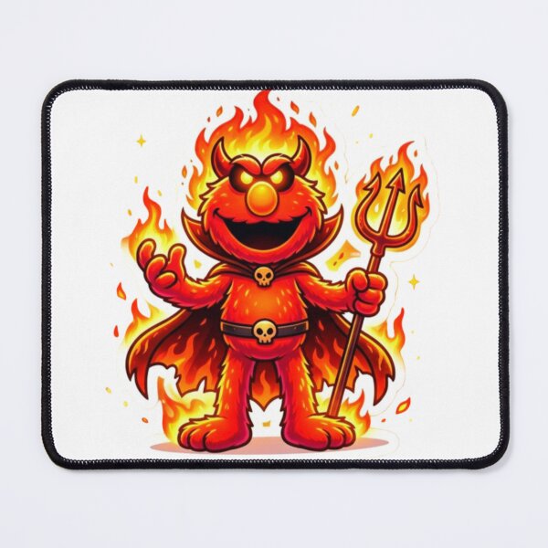 Item preview, HELLMO Devil Sticker | Cute Fire Demon Cartoon Art designed and sold by ExploreAura Studio.