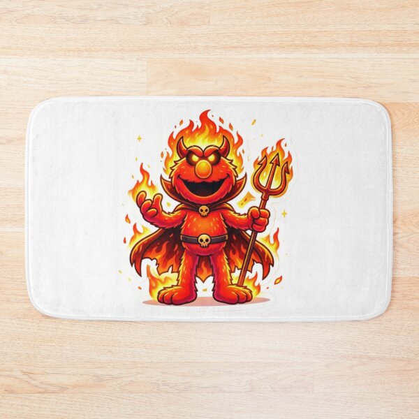 Item preview, HELLMO Devil Sticker | Cute Fire Demon Cartoon Art designed and sold by ExploreAura Studio.
