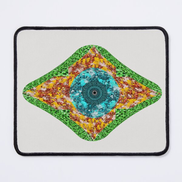Item preview, Brasil de Palmas Hands - Abstract Geometric Kaleidoscope Print II designed and sold by MAMA LXXVIII: Art by Marsailhe Milward.