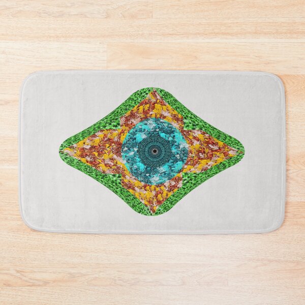 Item preview, Brasil de Palmas Hands - Abstract Geometric Kaleidoscope Print II designed and sold by MAMA LXXVIII: Art by Marsailhe Milward.