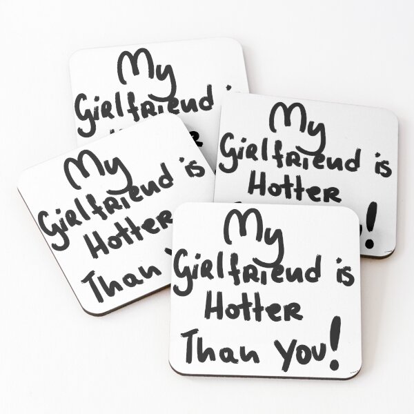Item preview, my girlFriend ist hotter THAN u ! designed and sold by Kasia1987t.