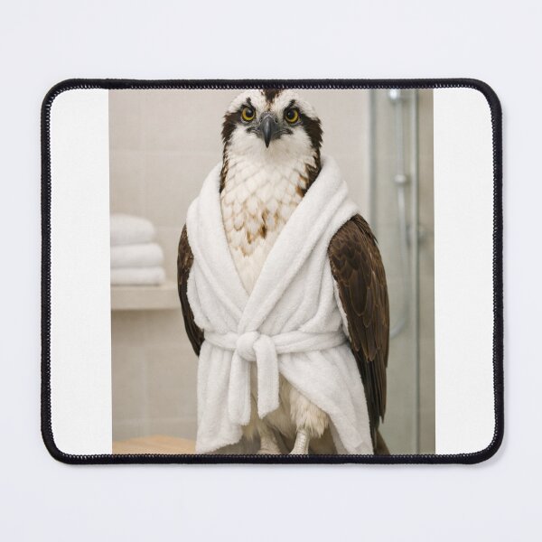 Item preview, Cozy Bathrobe Western Osprey designed and sold by Sillytoe.