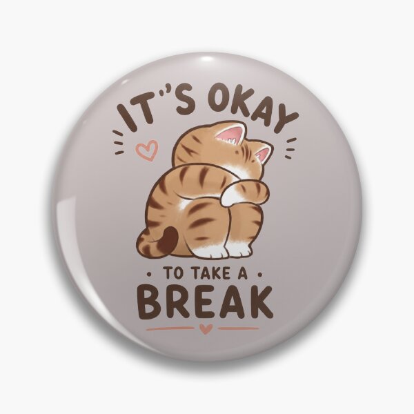 Item preview, It's Okay to Take a Break – Cute Self Hugging Cat T-Shirt designed and sold by aminomen.