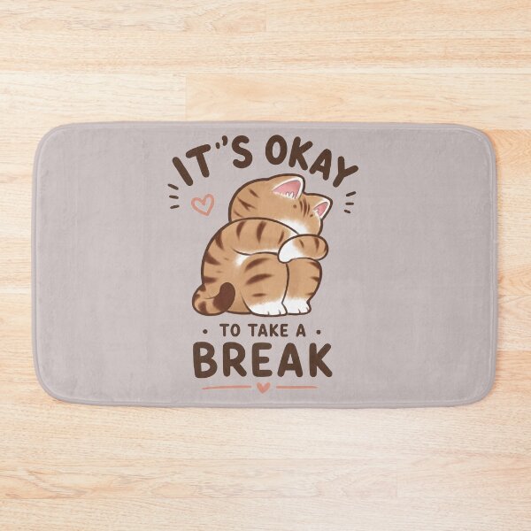 Item preview, It's Okay to Take a Break – Cute Self Hugging Cat T-Shirt designed and sold by aminomen.