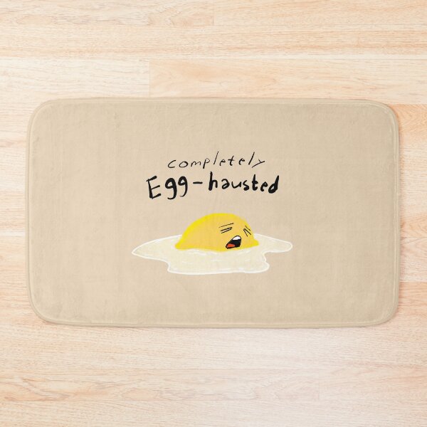 Item preview, Sad Egg: Completely Egg-hausted designed and sold by Karee4.