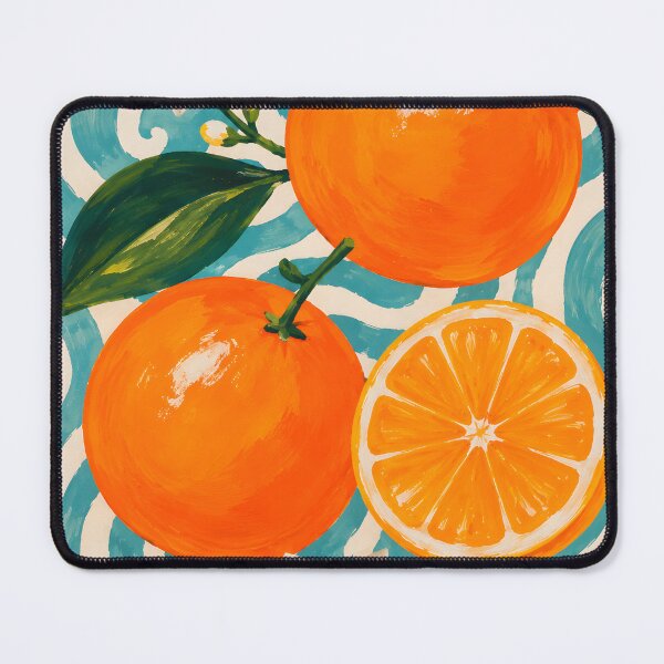 Item preview, Mediterranean Orange Citrus Print – Summer Kitchen Decor & Coastal Fruit Aesthetic designed and sold by DimoraGutyz.
