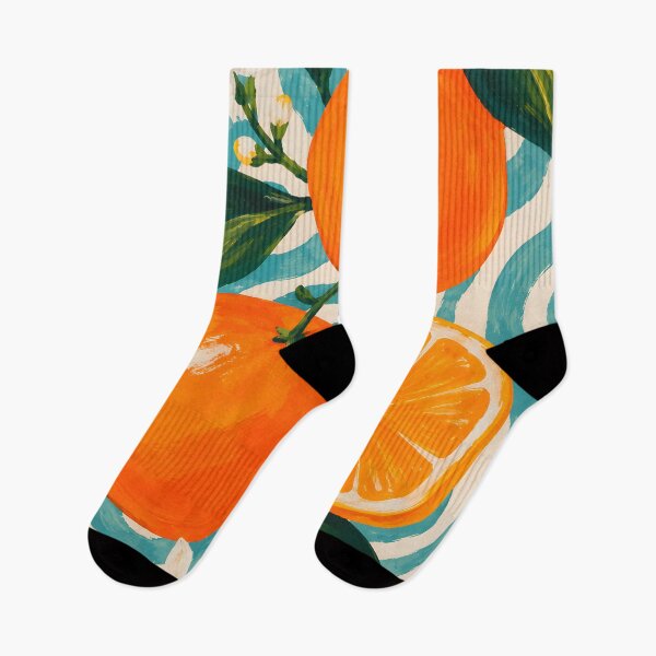 Item preview, Mediterranean Orange Citrus Print – Summer Kitchen Decor & Coastal Fruit Aesthetic designed and sold by Gutyz Designs.