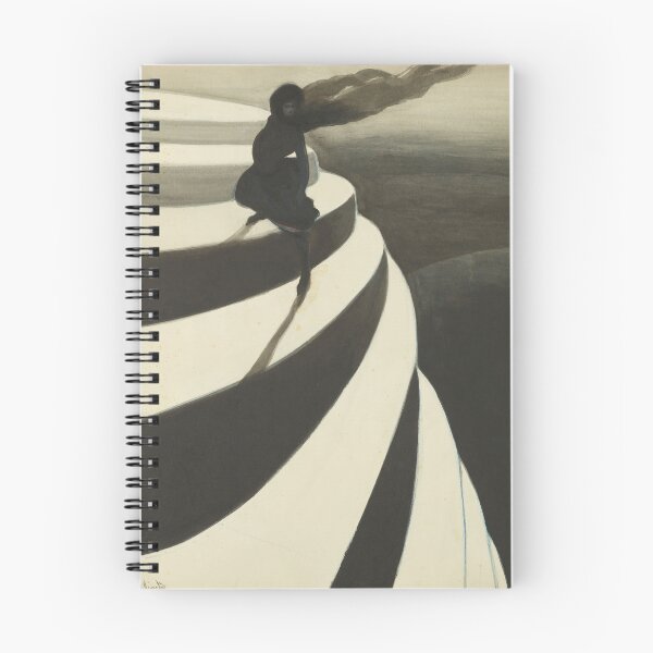 Item preview, Léon Spilliaert Spiral Staircase Surreal Symbolist Art designed and sold by Shoot-The-Moon.