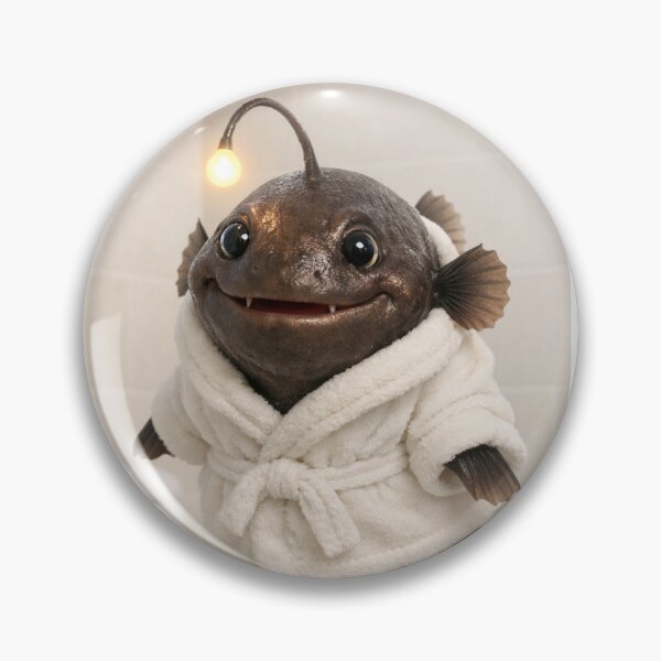 Item preview, Cozy Bathrobe Anglerfish designed and sold by Sillytoe.