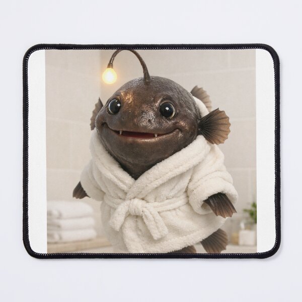 Item preview, Cozy Bathrobe Anglerfish designed and sold by Sillytoe.