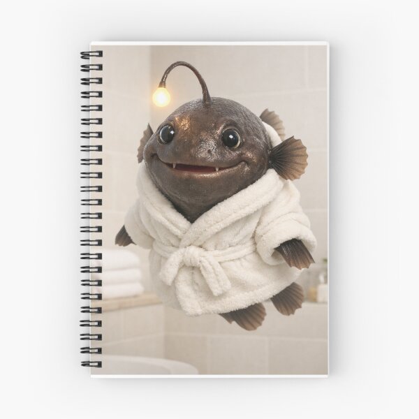 Item preview, Cozy Bathrobe Anglerfish designed and sold by Sillytoe.