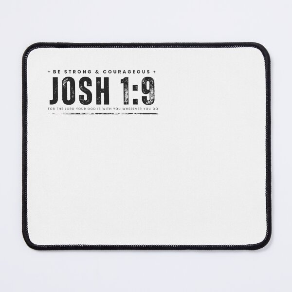 Item preview, Joshua 1:9 Be Strong and Courageous Vintage Christian Bible Verse designed and sold by Faith-and-Light.