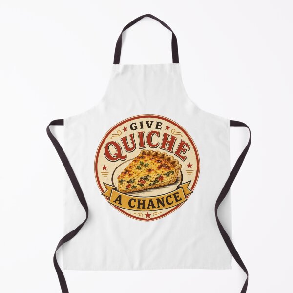 Item preview, Give Quiche A Chance Diner Badge designed and sold by synthoso.