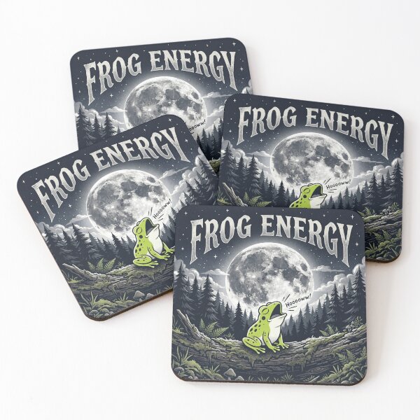 Item preview, Frog Energy Moon Shirt designed and sold by DmaarGroup.