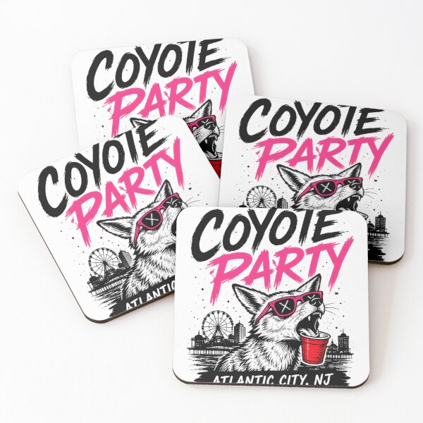 Item preview, Coyote Party - Your new favourite make believe band from Atlantic City designed and sold by BadgerIsland.