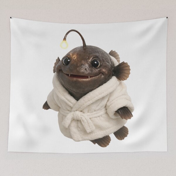 Item preview, Bathrobe Anglerfish designed and sold by Sillytoe.