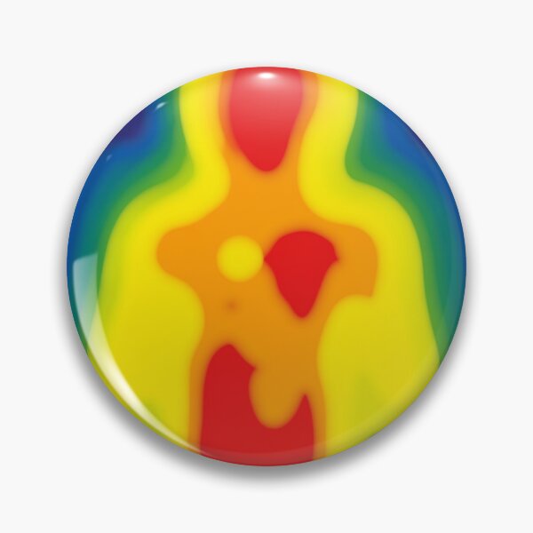 Item preview, Adversarial Human Heatmap AI Perception Abstract Vision Pattern designed and sold by AnnSign.