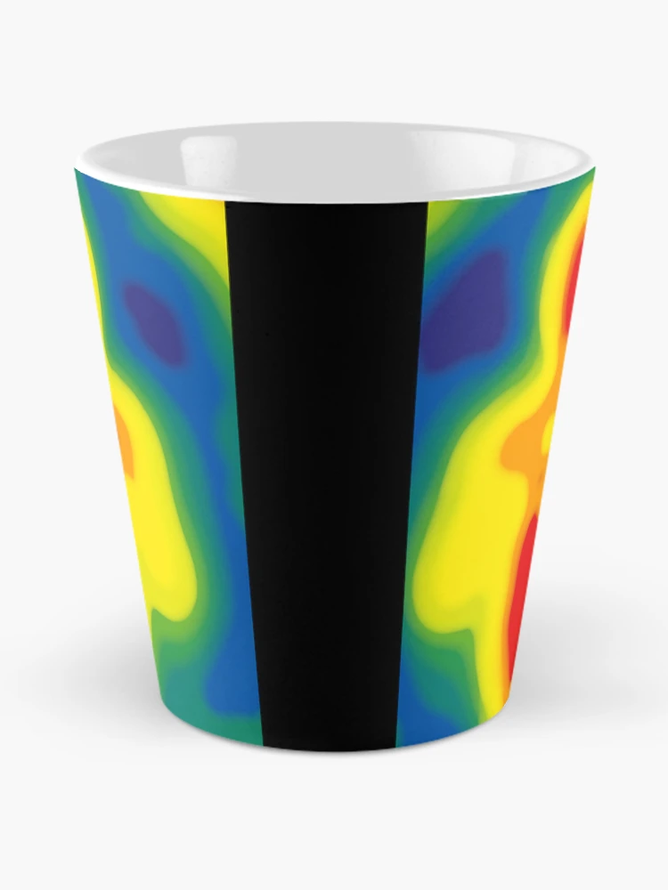 Thumbnail 2 of 4, Coffee Mug, Adversarial Human Heatmap AI Perception Abstract Vision Pattern designed and sold by AnnSign.
