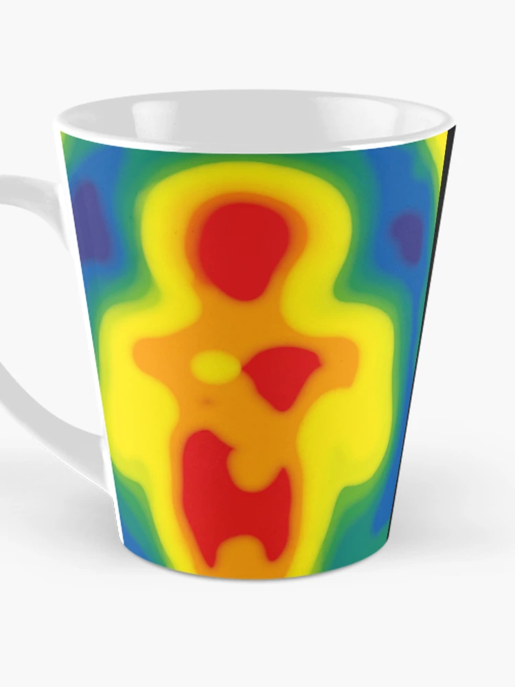 Thumbnail 3 of 4, Coffee Mug, Adversarial Human Heatmap AI Perception Abstract Vision Pattern designed and sold by AnnSign.