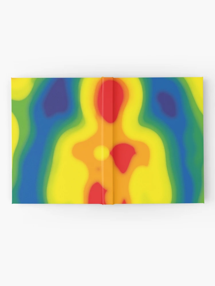 Thumbnail 2 of 3, Journal, Adversarial Human Heatmap AI Perception Abstract Vision Pattern designed and sold by AnnSign.