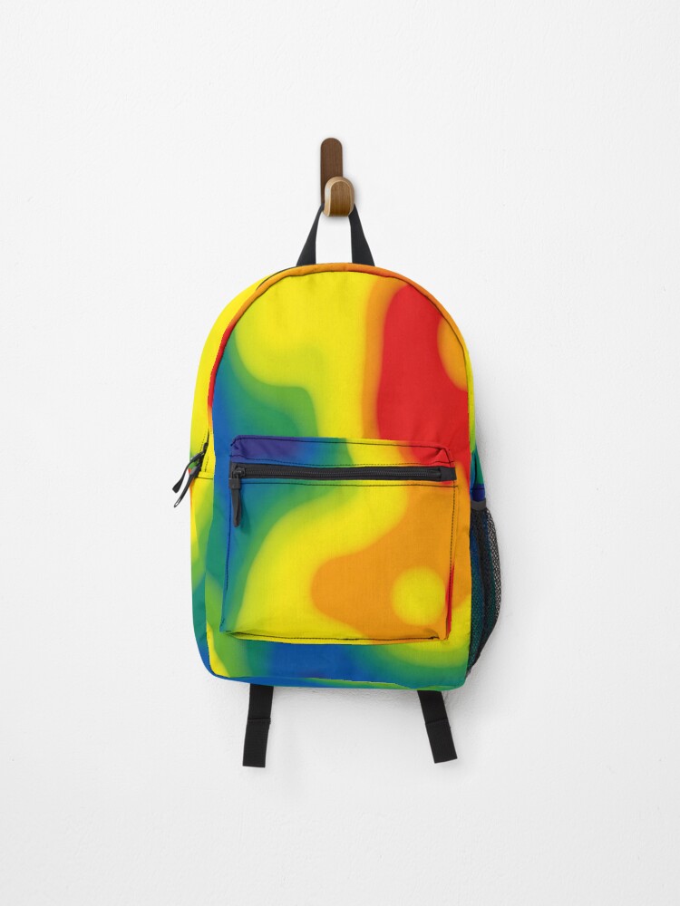 Thumbnail 1 of 3, Backpack, Adversarial Human Heatmap AI Perception Abstract Vision Pattern designed and sold by AnnSign.