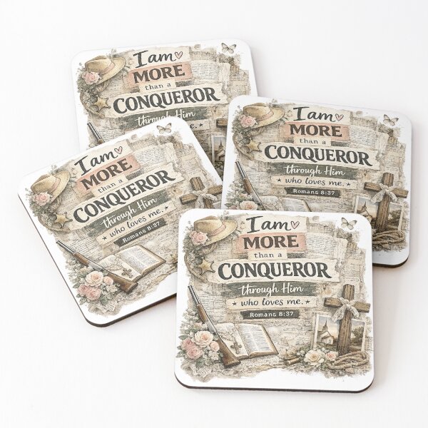 Item preview, I Am More Than A Conqueror - Romans 8:37 designed and sold by BRS2022.