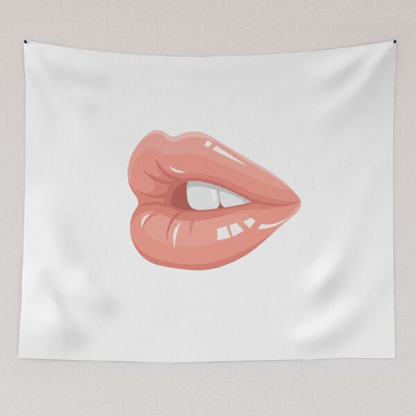 Item preview, Pink lips designed and sold by anuggra.
