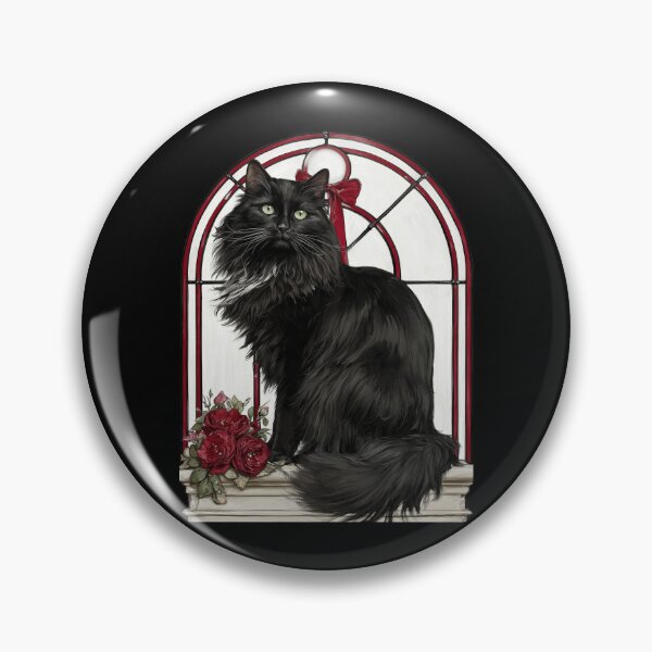 Item preview, Vintage black cat designed and sold by MendaciousMina.