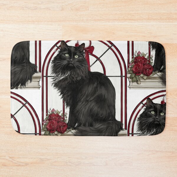 Item preview, Vintage black cat designed and sold by MendaciousMina.