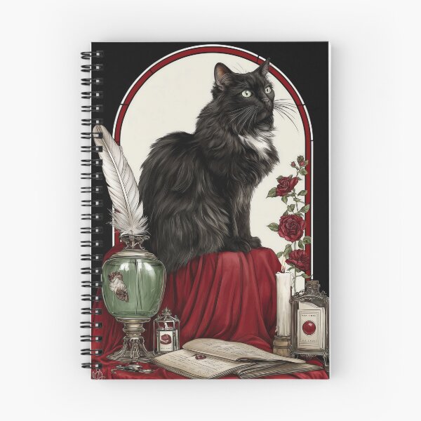 Item preview, Vintage black cat designed and sold by MendaciousMina.