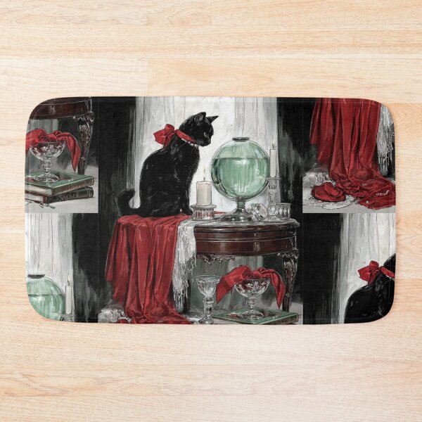 Item preview, Vintage black cat designed and sold by MendaciousMina.