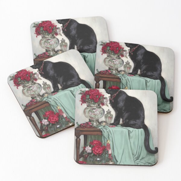 Item preview, Vintage black cat designed and sold by MendaciousMina.