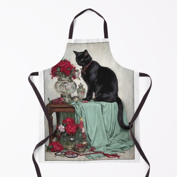 Item preview, Vintage black cat designed and sold by MendaciousMina.