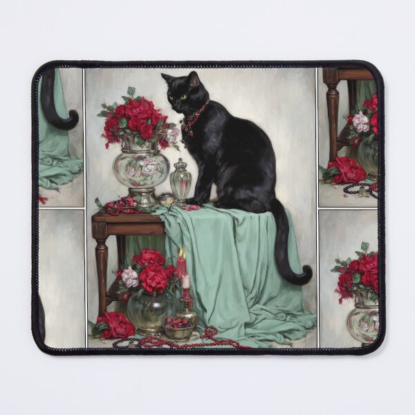 Item preview, Vintage black cat designed and sold by MendaciousMina.