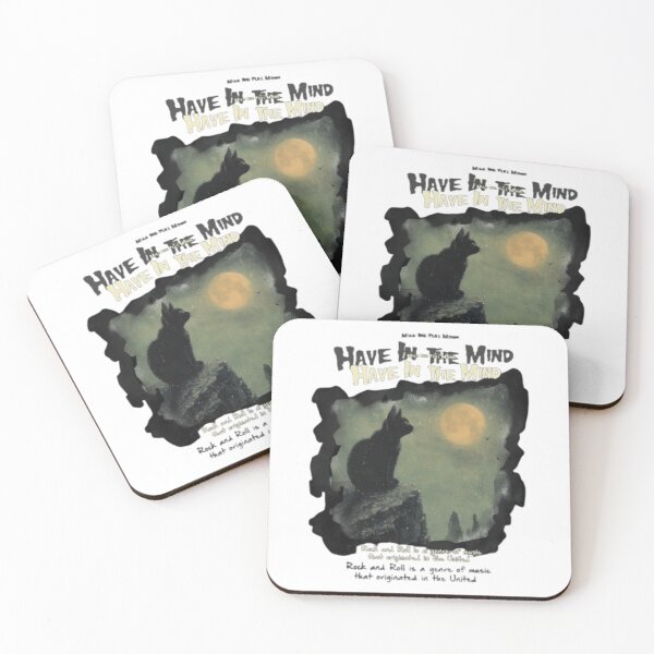 Item preview, Have In The Mind Black Cat Full Moon Art designed and sold by SarvynStudio.