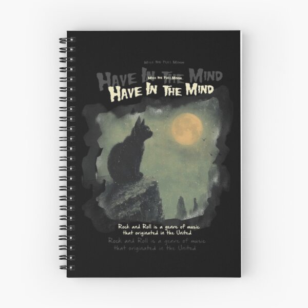Item preview, Have In The Mind Black Cat Full Moon Art designed and sold by SarvynStudio.